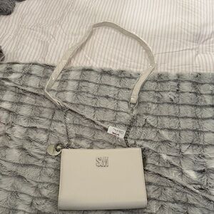 Steve Madden Cream Crossbody Bag